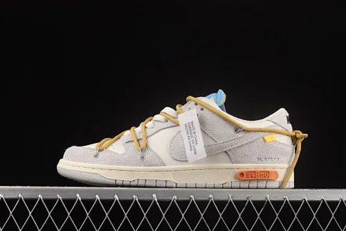 All categories Nk SB Dunk series Nk SB Dunk Low low-top sneakers cost-effective version OF x Nk Dunk Low OW SB smashing backboard fashion casual sneakers DJ0950-102